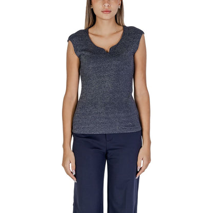Street One Blue Viscose Tank Tops