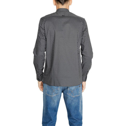 Antony Morato Gray Cotton Pattern Shirt