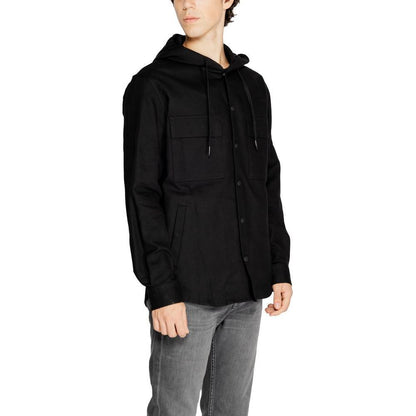 Antony Morato Black Cotton Shell Jacket