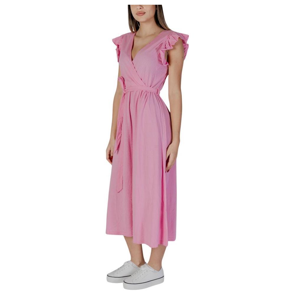B.Young Multicolor Cotton Long Dress B.Young