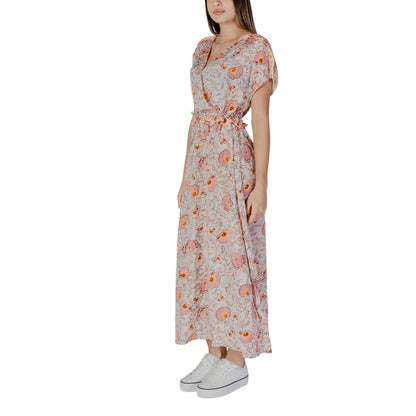 B.Young Multicolor Cotton Long Dress B.Young