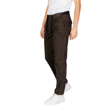 Hamaki-Ho Brown Cotton Casual Pants Hamaki-Ho