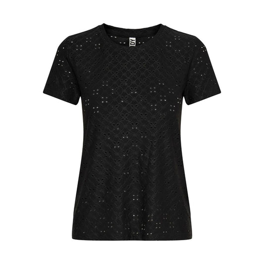 Jacqueline De Yong Black Polyester Tops & T-Shirt Jacqueline De Yong