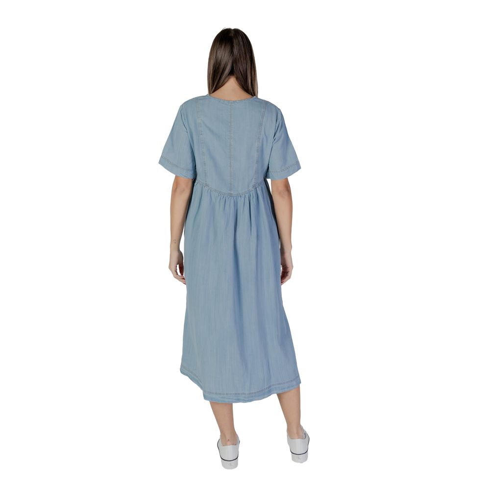 B.Young Light Blue Cotton Long Dress B.Young