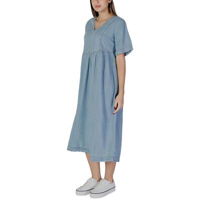 B.Young Light Blue Cotton Long Dress B.Young