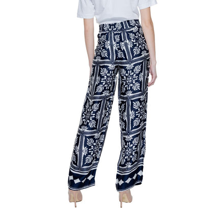 Street One Blue Viscose Pant