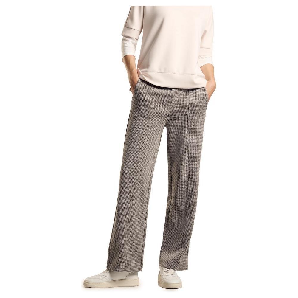 Street One Black Viscose Casual Pants