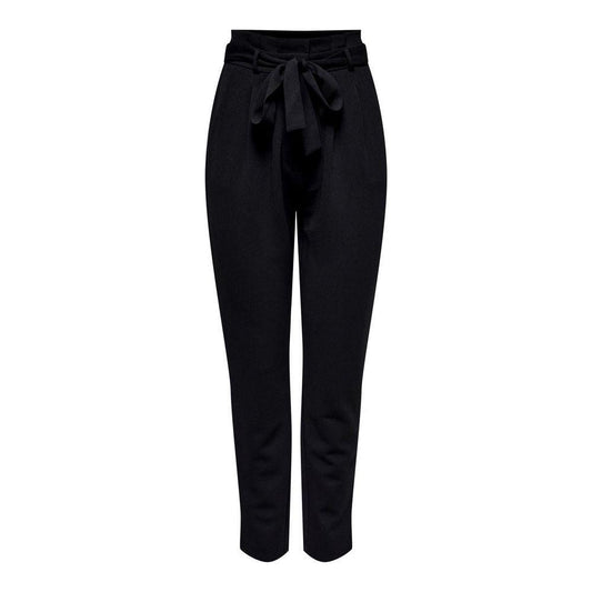 Jacqueline De Yong Black Polyester Jeans & Pant Jacqueline De Yong