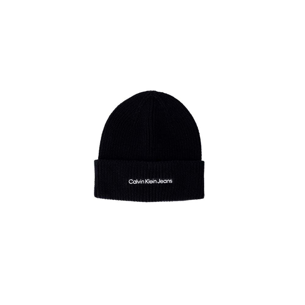 Calvin Klein Jeans Black Cotton Cap (Baseball Hat)
