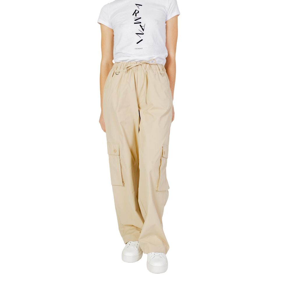 Only Beige Cotton Cargo Pants Only