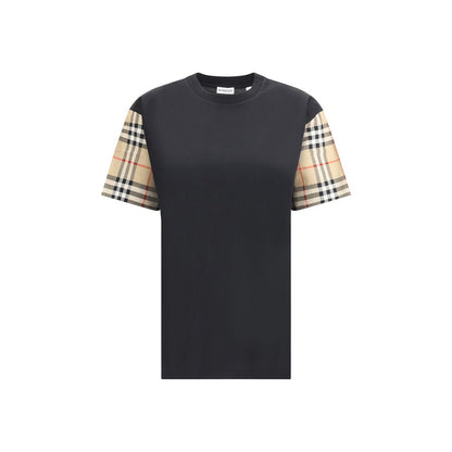 Burberry Black Cotton T-Shirt Burberry