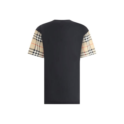 Burberry Black Cotton T-Shirt Burberry