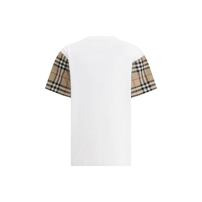 Burberry White Cotton T-Shirt