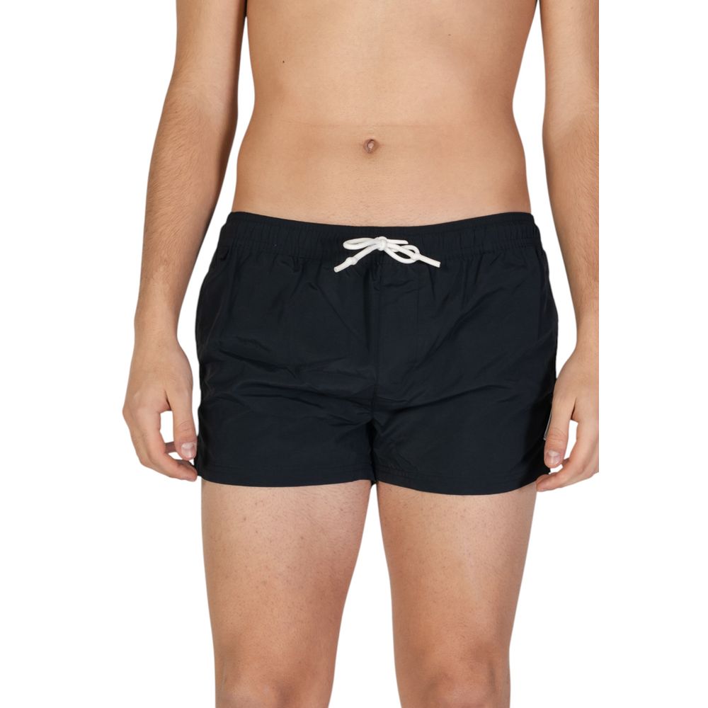 Hamaki-Ho Black Polyester Swim Shorts Hamaki-Ho
