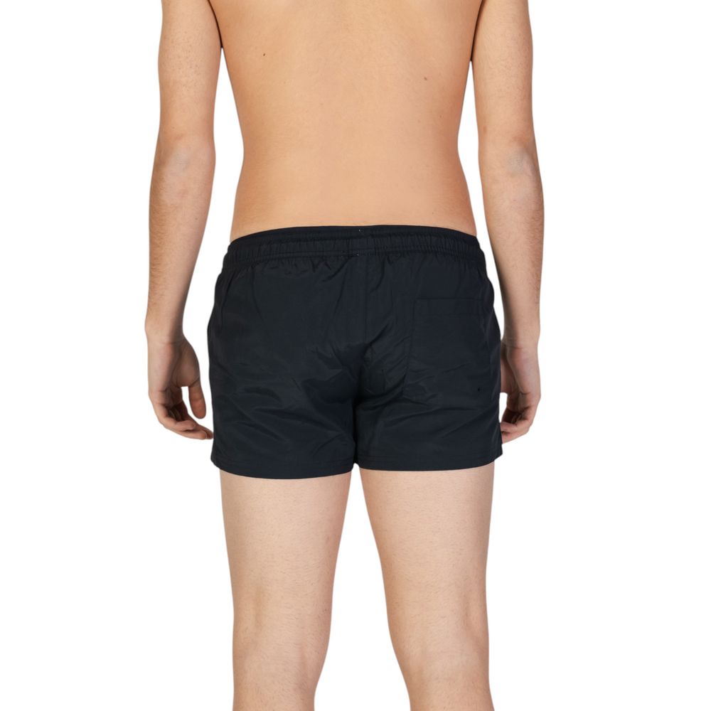Hamaki-Ho Black Polyester Swim Shorts Hamaki-Ho