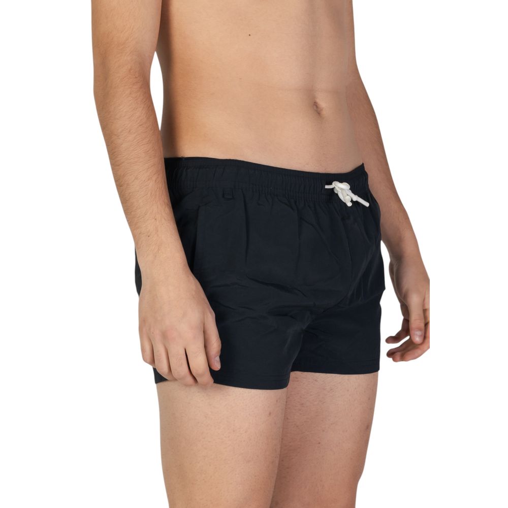 Hamaki-Ho Black Polyester Swim Shorts Hamaki-Ho