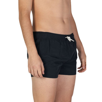 Hamaki-Ho Black Polyester Swim Shorts Hamaki-Ho