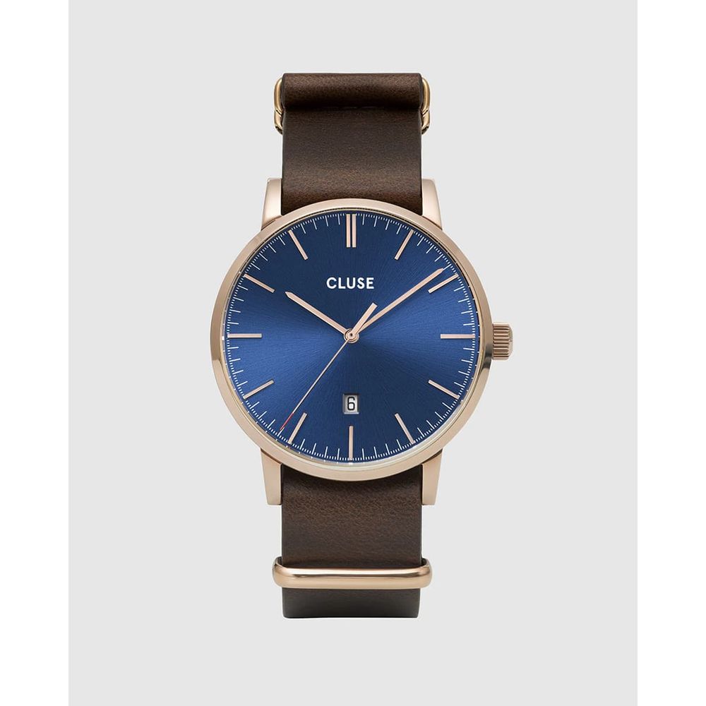 Cluse Brown Leather Dress Watch Cluse