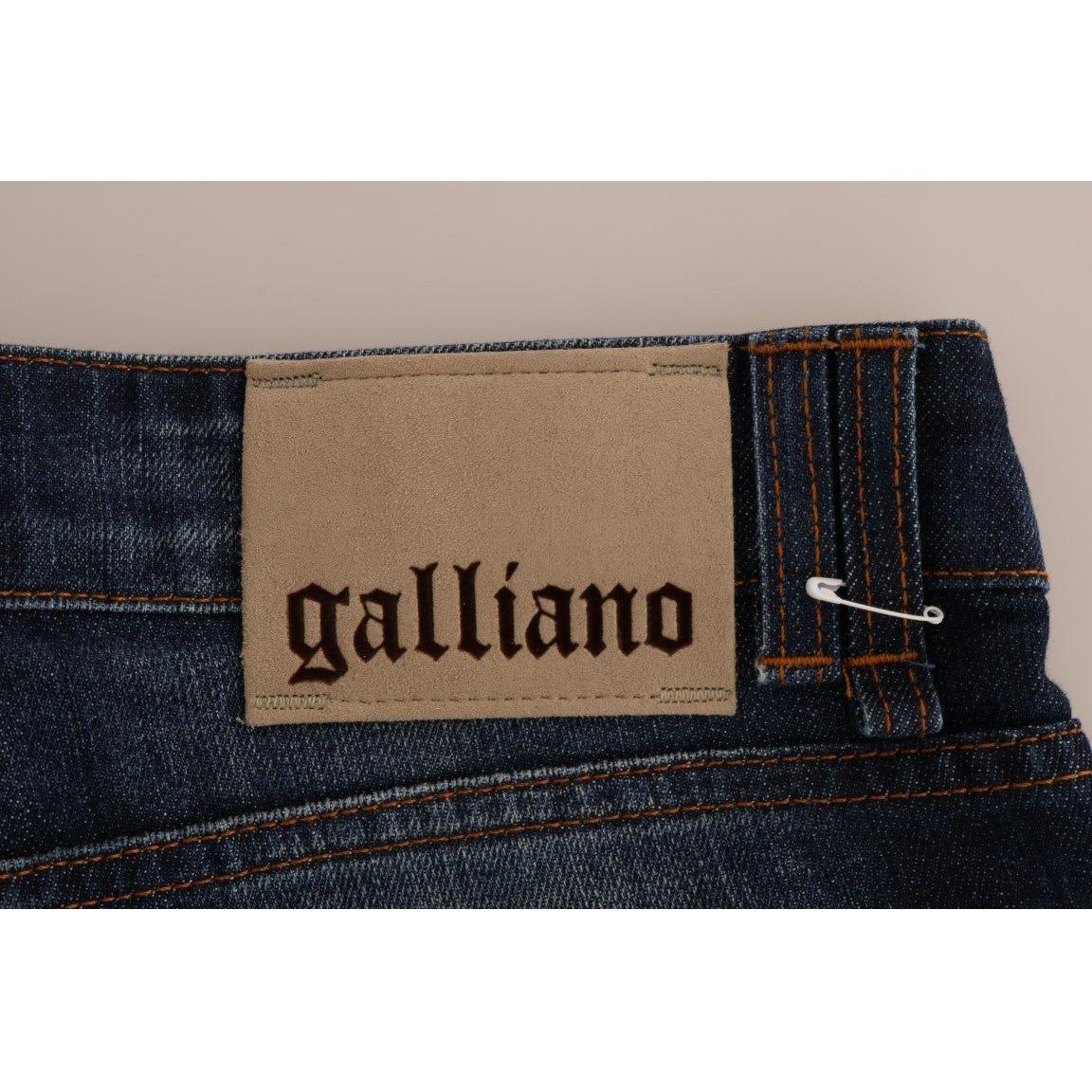 John Galliano Stylish Skinny Low Rise Denim Jeans John Galliano