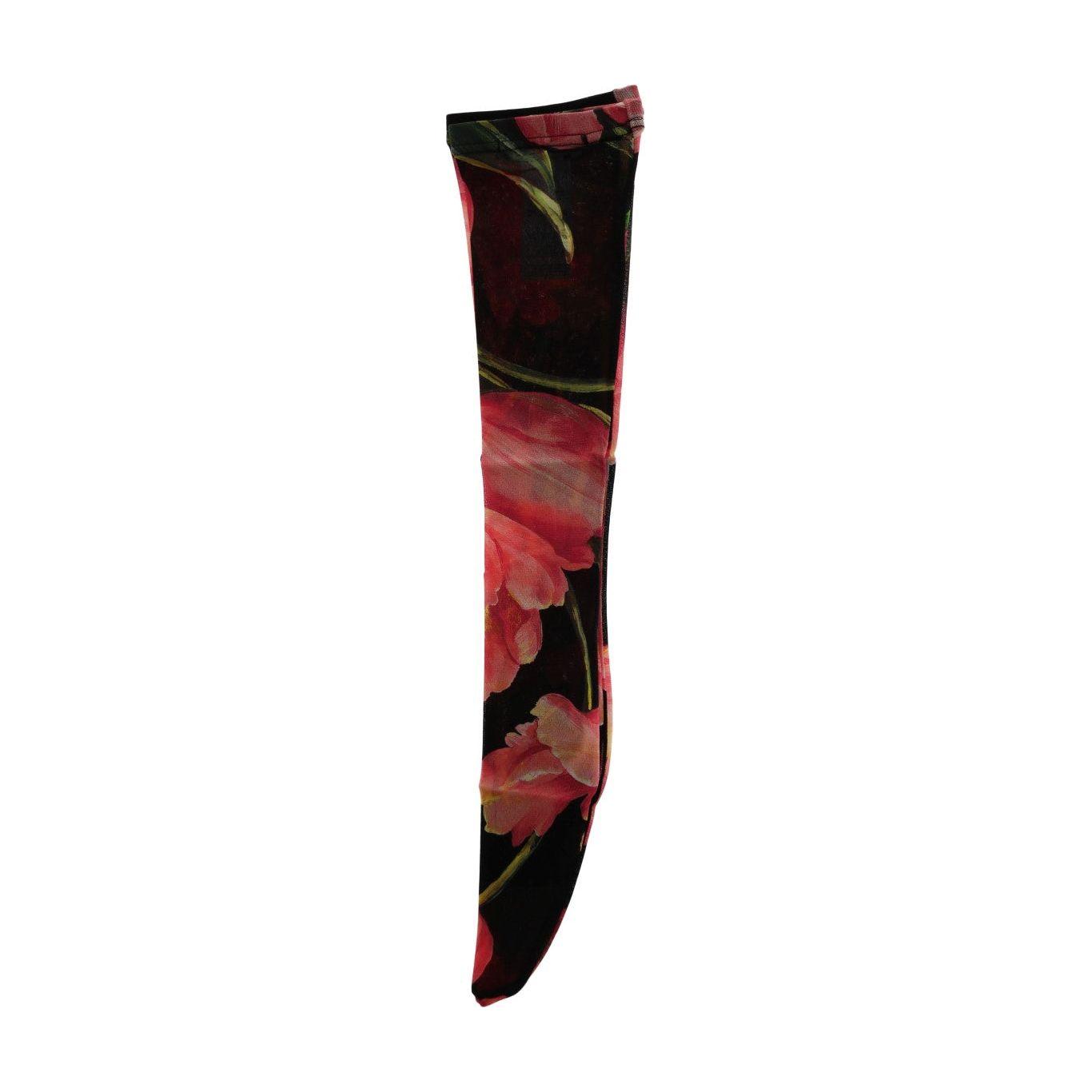 Dolce & Gabbana Floral Nylon Stretch Stockings Dolce & Gabbana