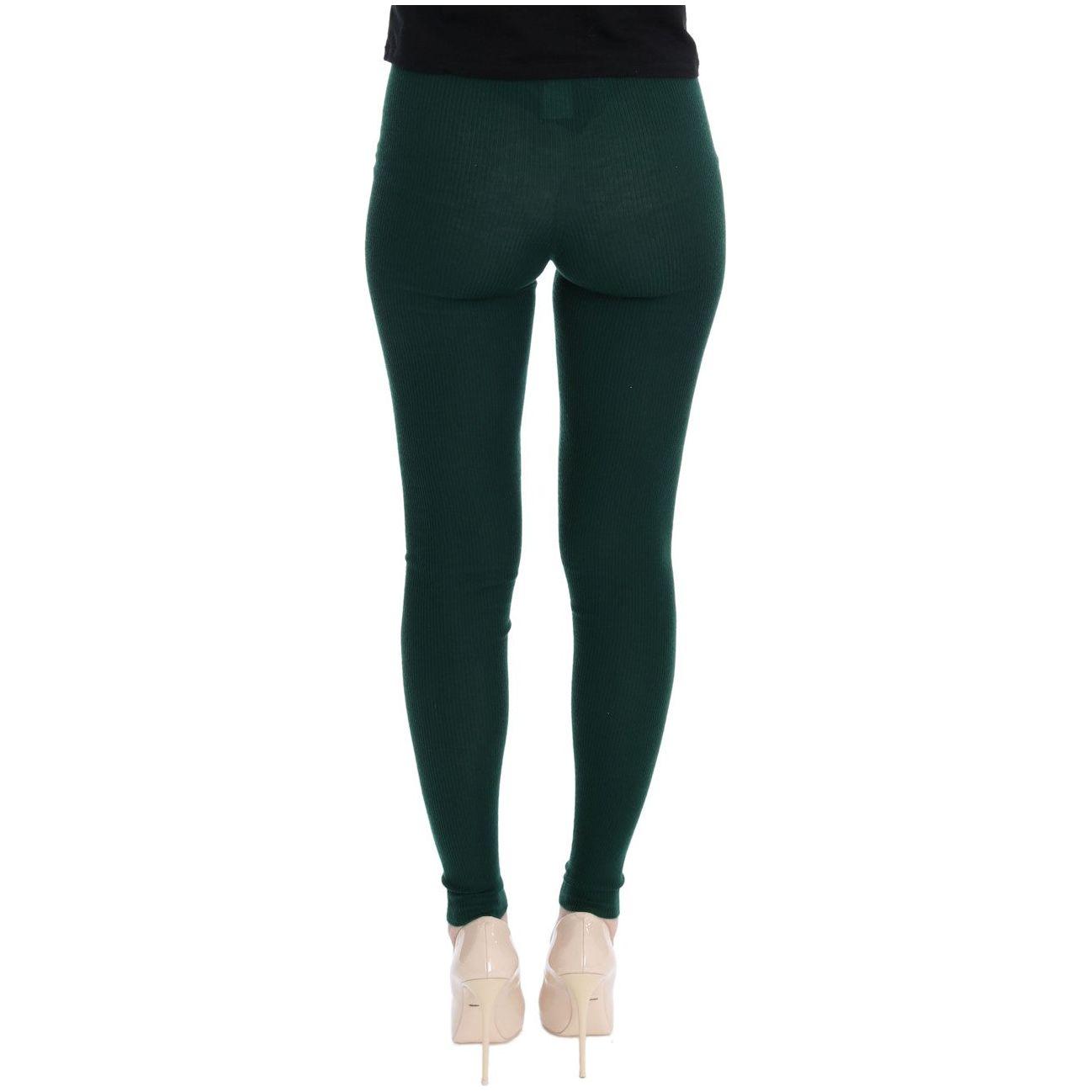 Dolce & Gabbana Elegant High-Waist Cashmere Tights Pants