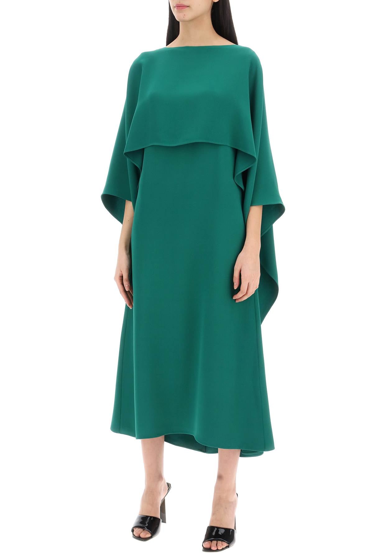 Valentino Garavani cady couture cape dress in Dresses Valentino Garavani