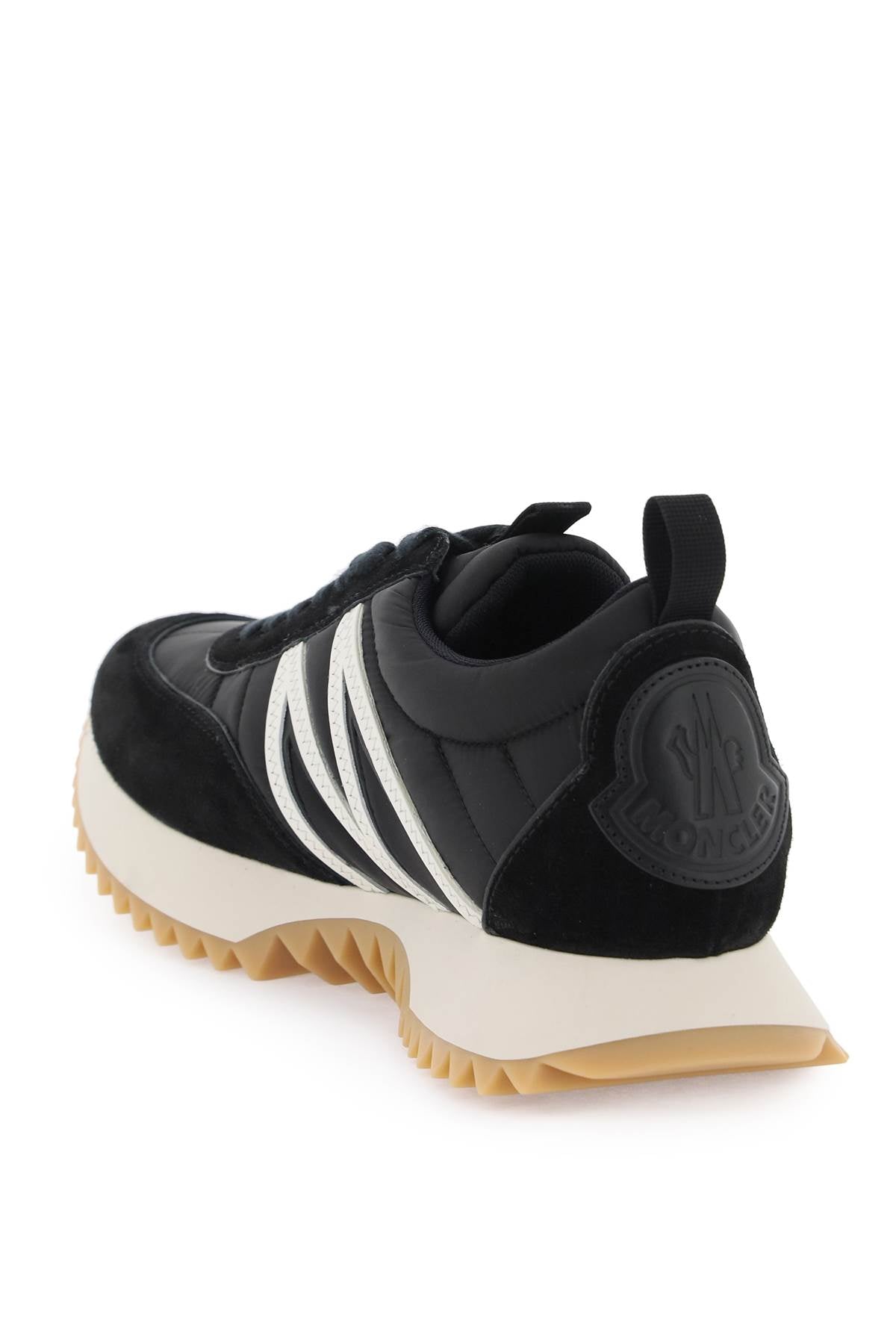 Moncler pacey sneakers in nylon and suede leather. Sneakers Moncler