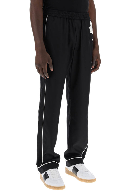 Valentino Garavani silk poplin trousers in eight Trousers Valentino Garavani