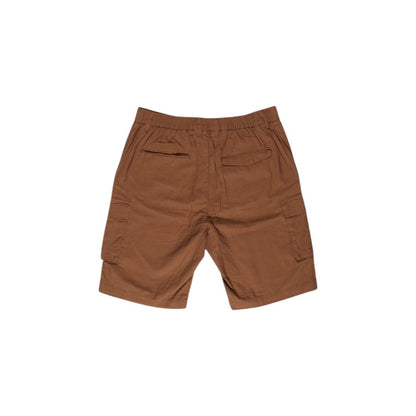 Hamaki-Ho Brown Linen Bermuda Shorts Hamaki-Ho