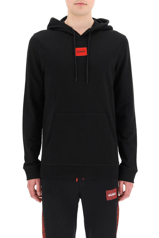 Hugo logo patch hoodie Topwear Hugo