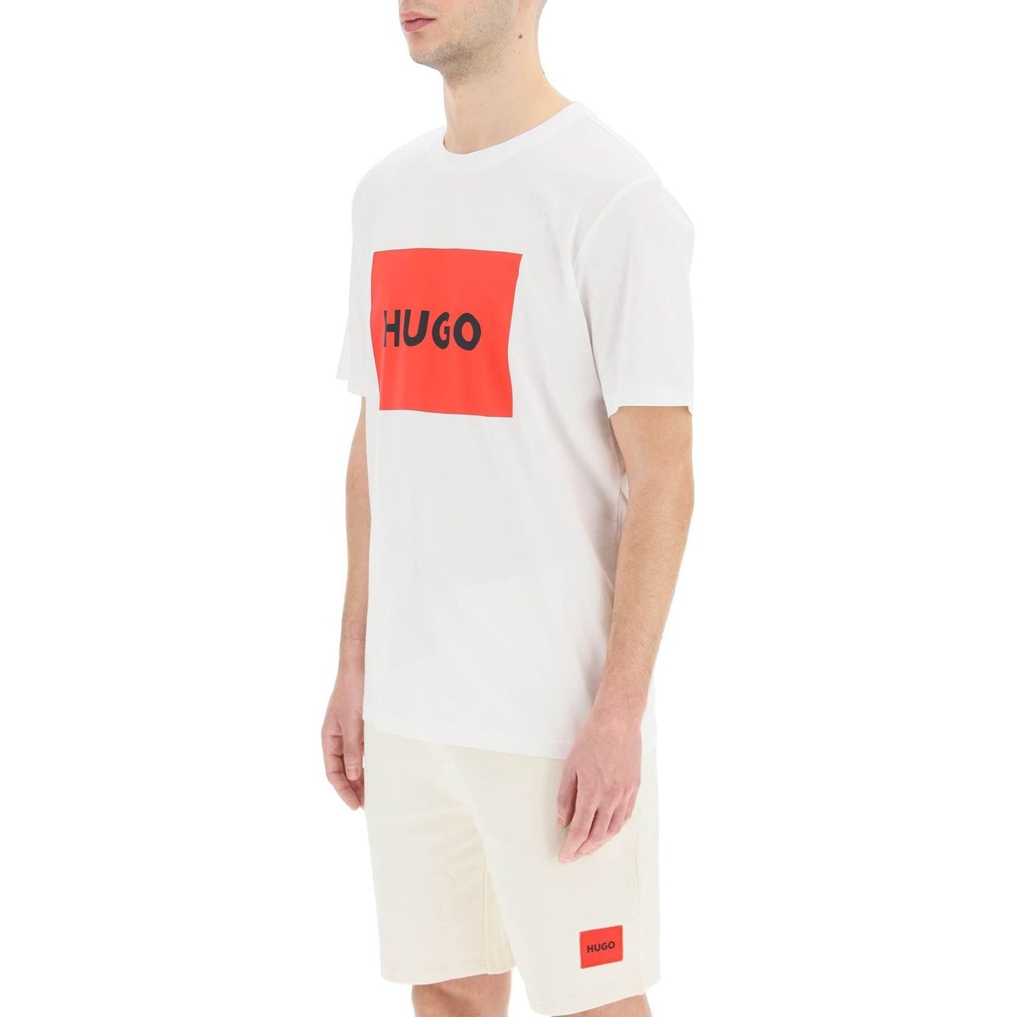 Hugo dulive t-shirt with logo box Topwear Hugo