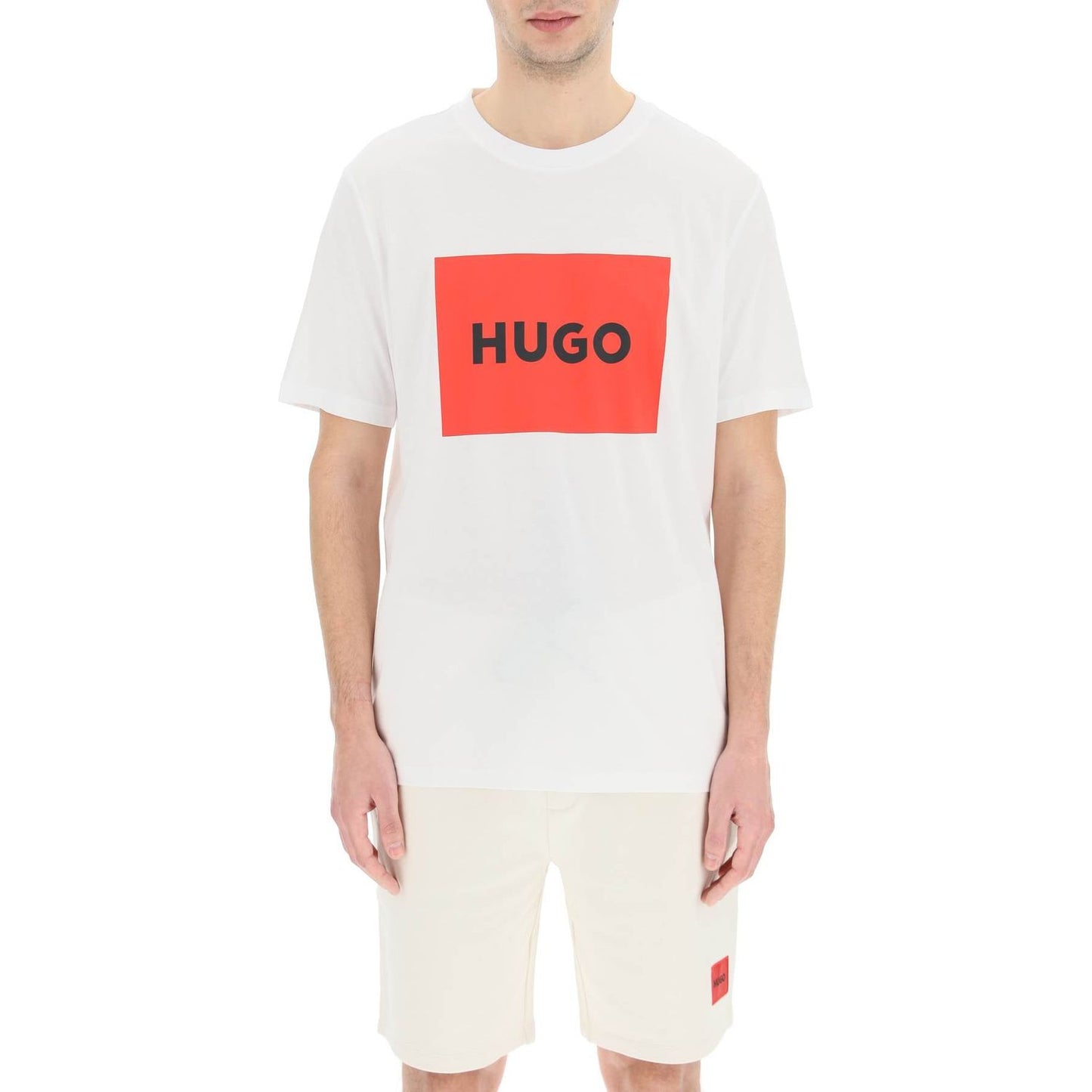 Hugo dulive t-shirt with logo box Topwear Hugo