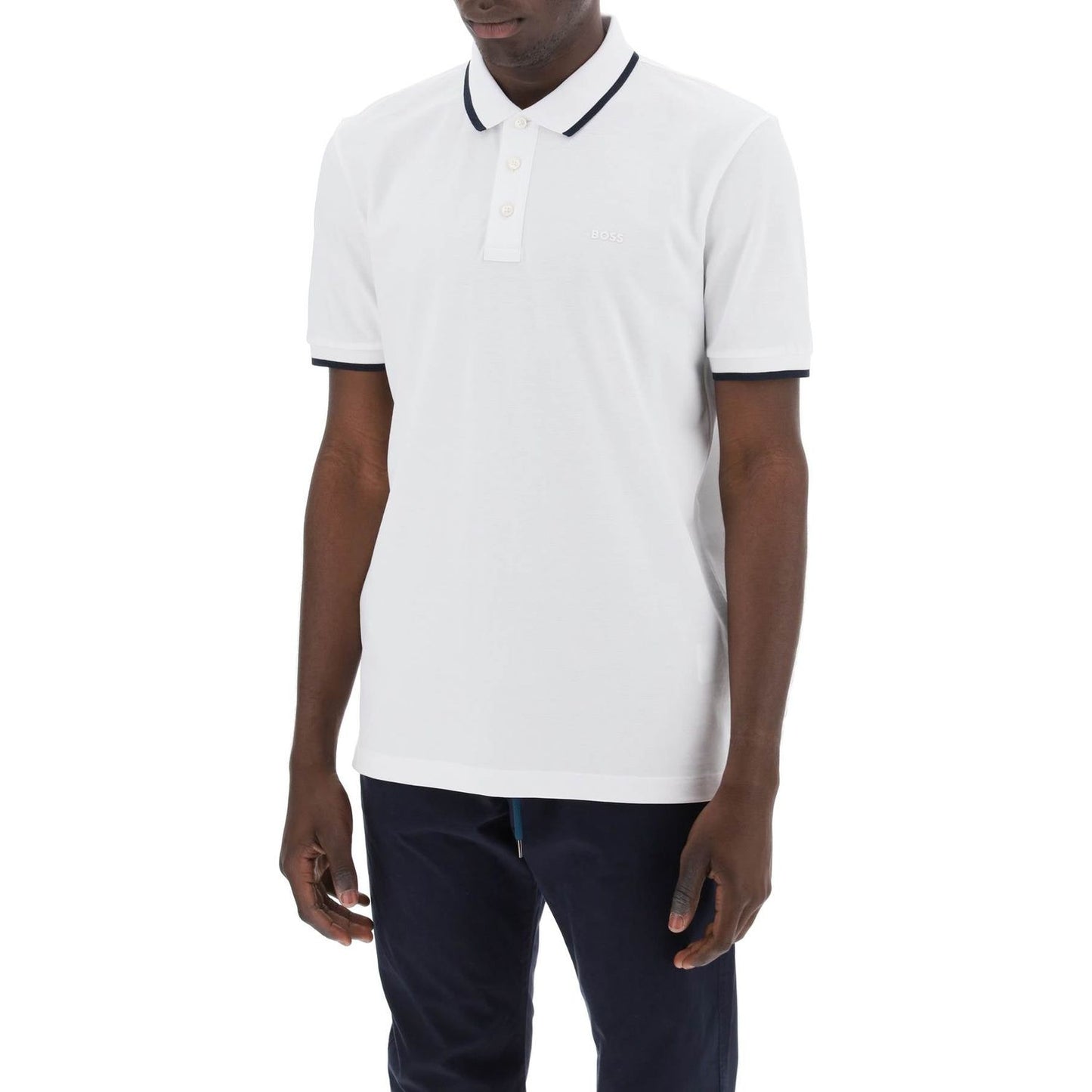 Boss polo shirt with contrasting edges Topwear Boss