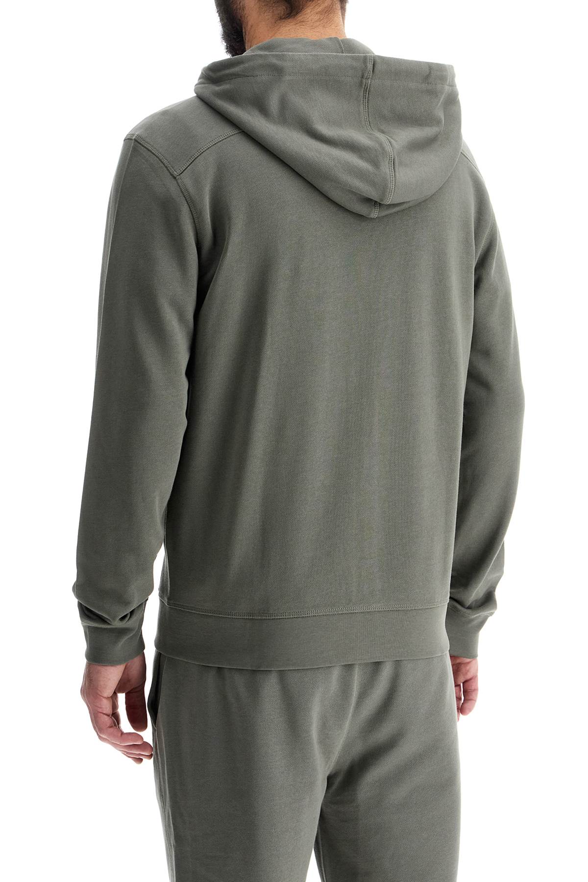 Boss regular fit gray zip-up hoodie Topwear Boss