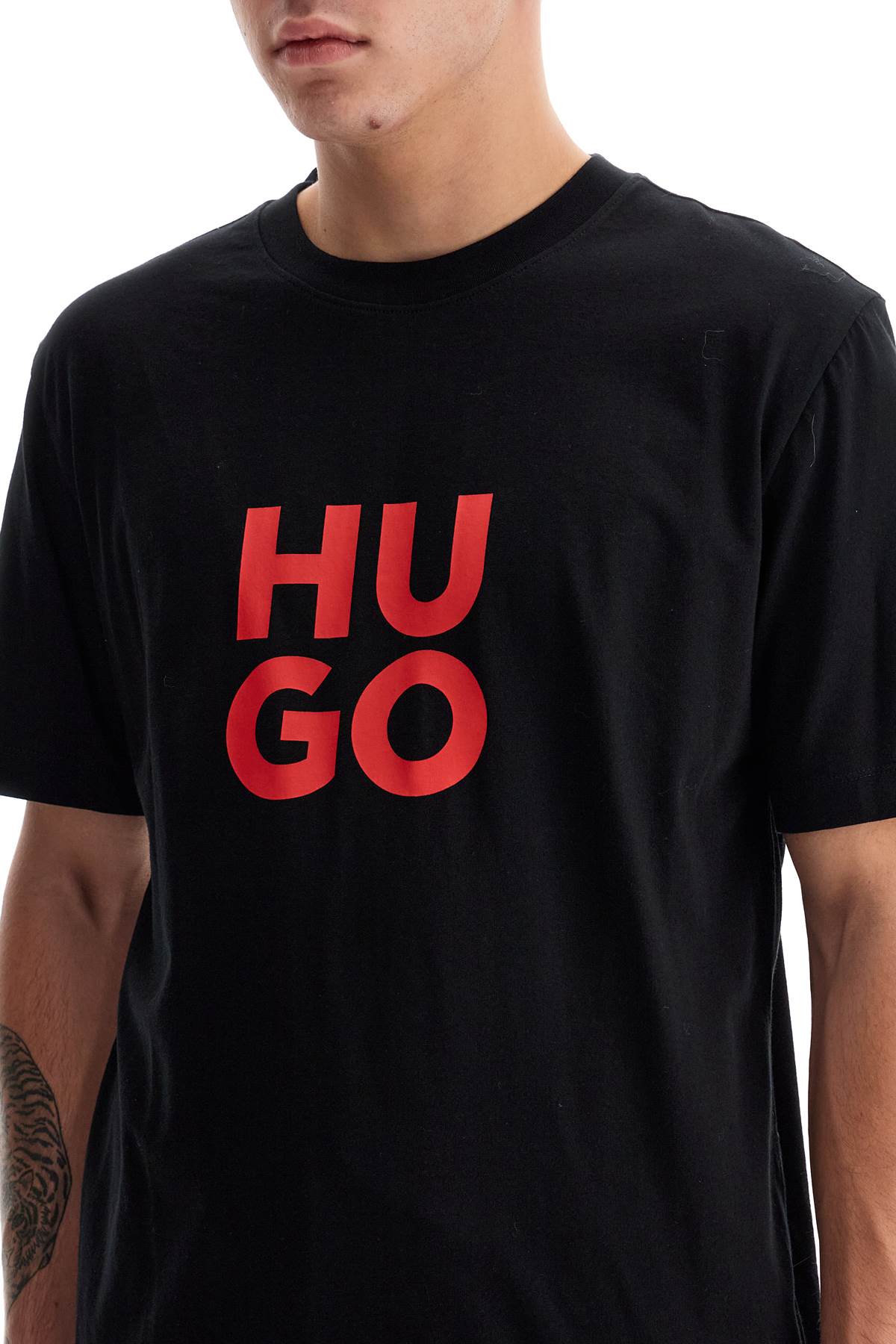 Hugo t-shirt with logo print Topwear Hugo