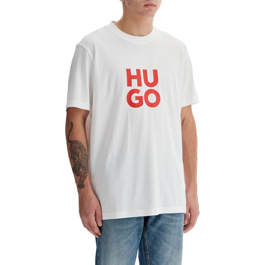 Hugo t-shirt with logo print Topwear Hugo