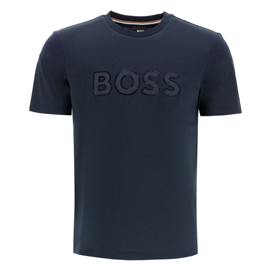 Boss t-shirt with patch logo design