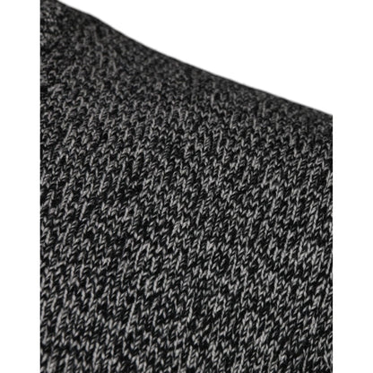 Dolce & Gabbana Gray Crown King Cashmere Pullover Sweater