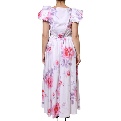 Philosophy White Floral Cotton Maxi Dress Philosophy