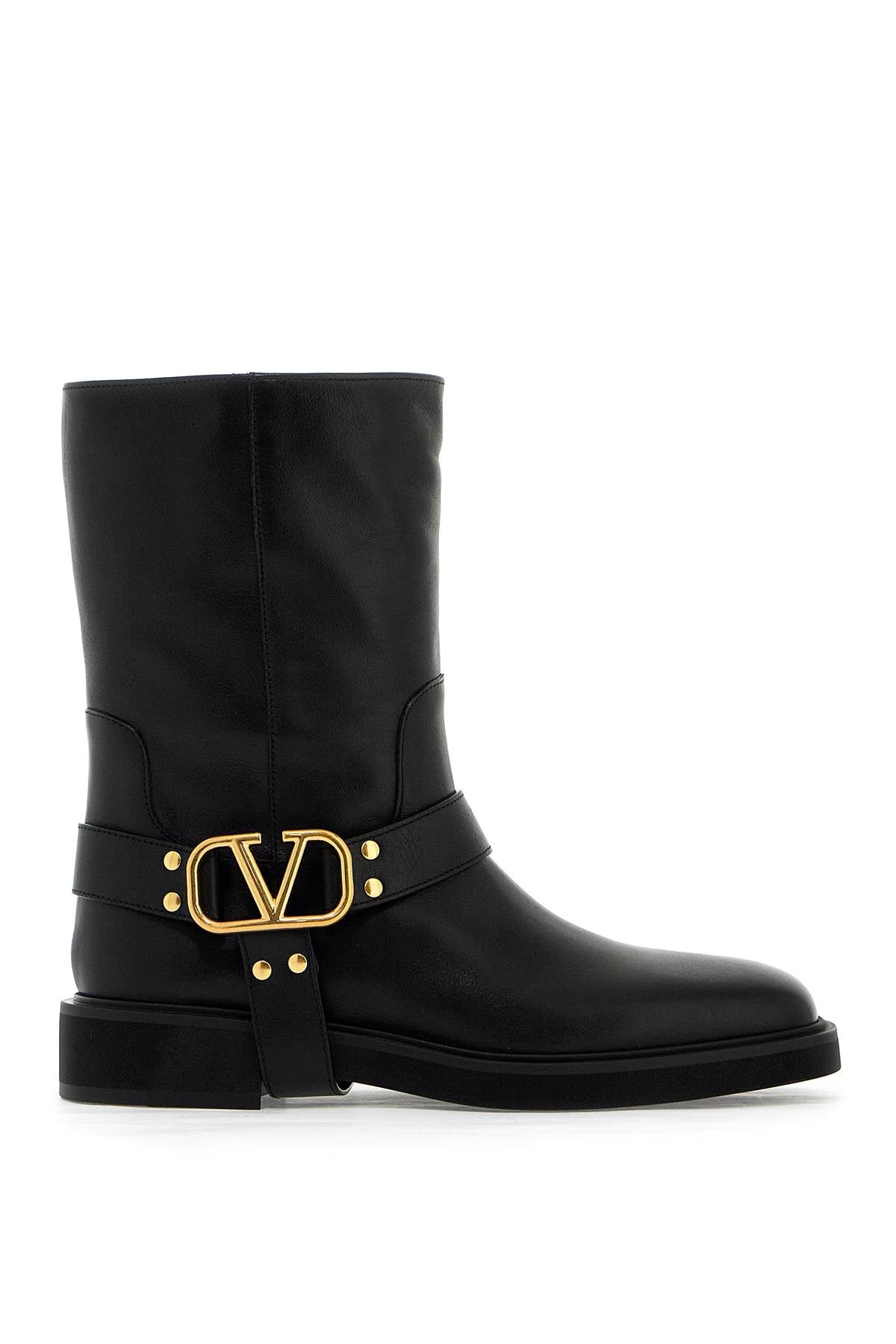 Valentino Garavani vlogo signature leather biker boots Boots Valentino Garavani