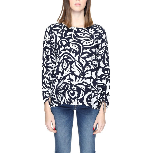 Street One Blue Viscose Blouse 1728,34 | XXS,71956299936,Blouses - Shirts - Clothing,Blue,Clothing,New with tags,Shirts - Clothing,Street One,Women