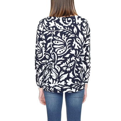 Street One Blue Viscose Blouse 1728,34 | XXS,71956299936,Blouses - Shirts - Clothing,Blue,Clothing,New with tags,Shirts - Clothing,Street One,Women