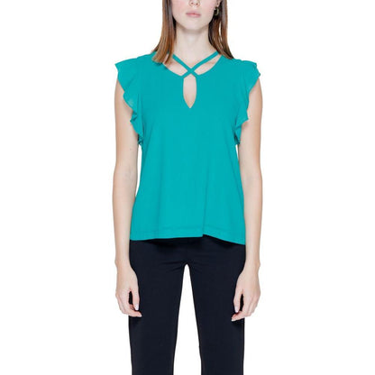 Rinascimento Green Polyester Blouse Rinascimento