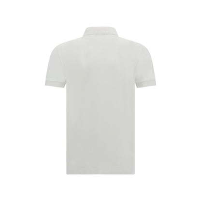 Dolce & Gabbana White Cotton Polo Shirt