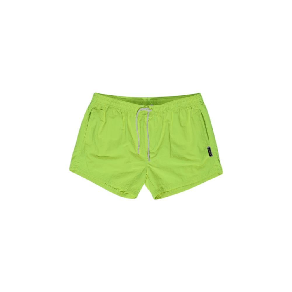 Hamaki-Ho Yellow Polyester Swim Shorts Hamaki-Ho
