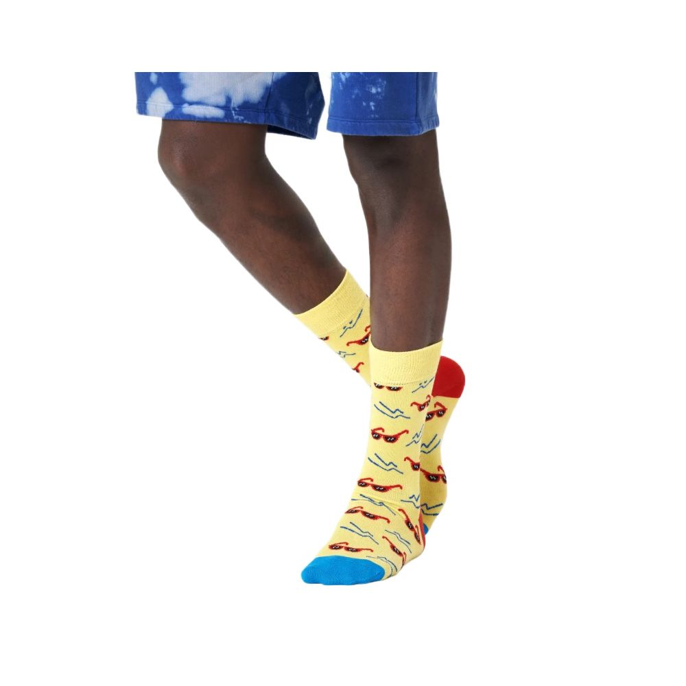 Happy Socks Yellow Cotton Socks