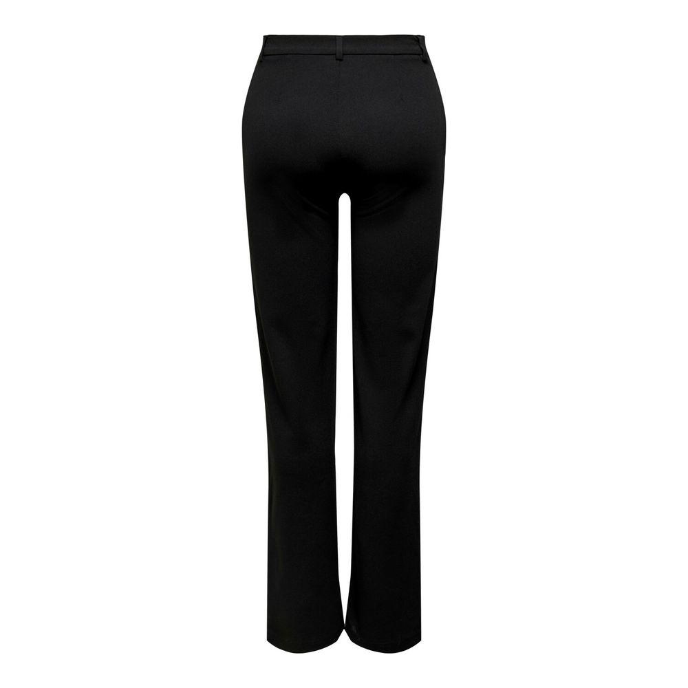 Jacqueline De Yong Black Elastane Jeans & Pant Jacqueline De Yong