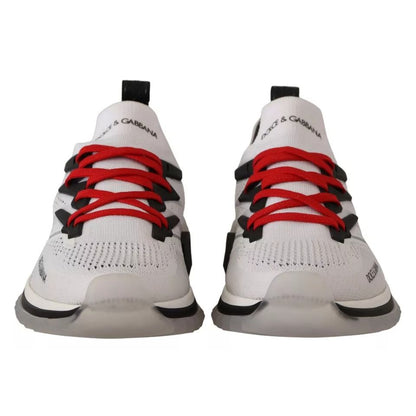 Dolce & Gabbana White SORRENTO Sport Stretch Men Shoes Sneakers