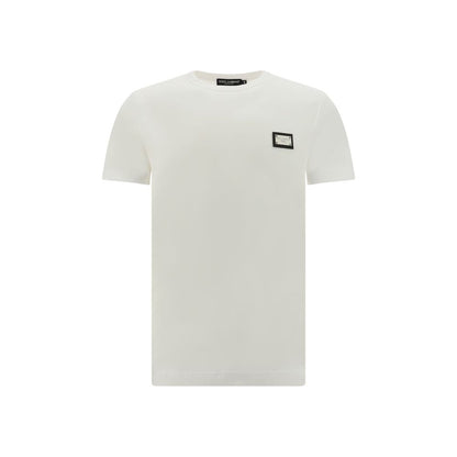 Dolce & Gabbana White Cotton T-Shirt