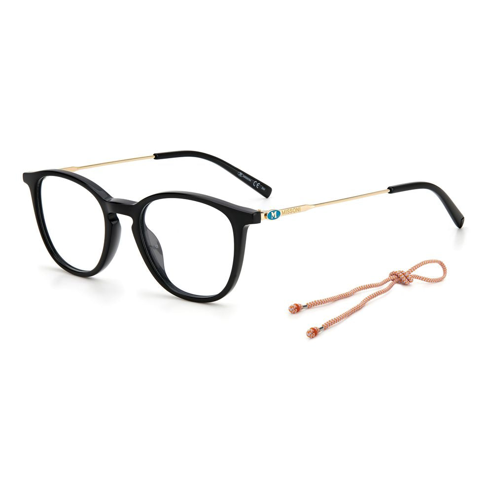 M Missoni Black Acetate Glasses (Frames)